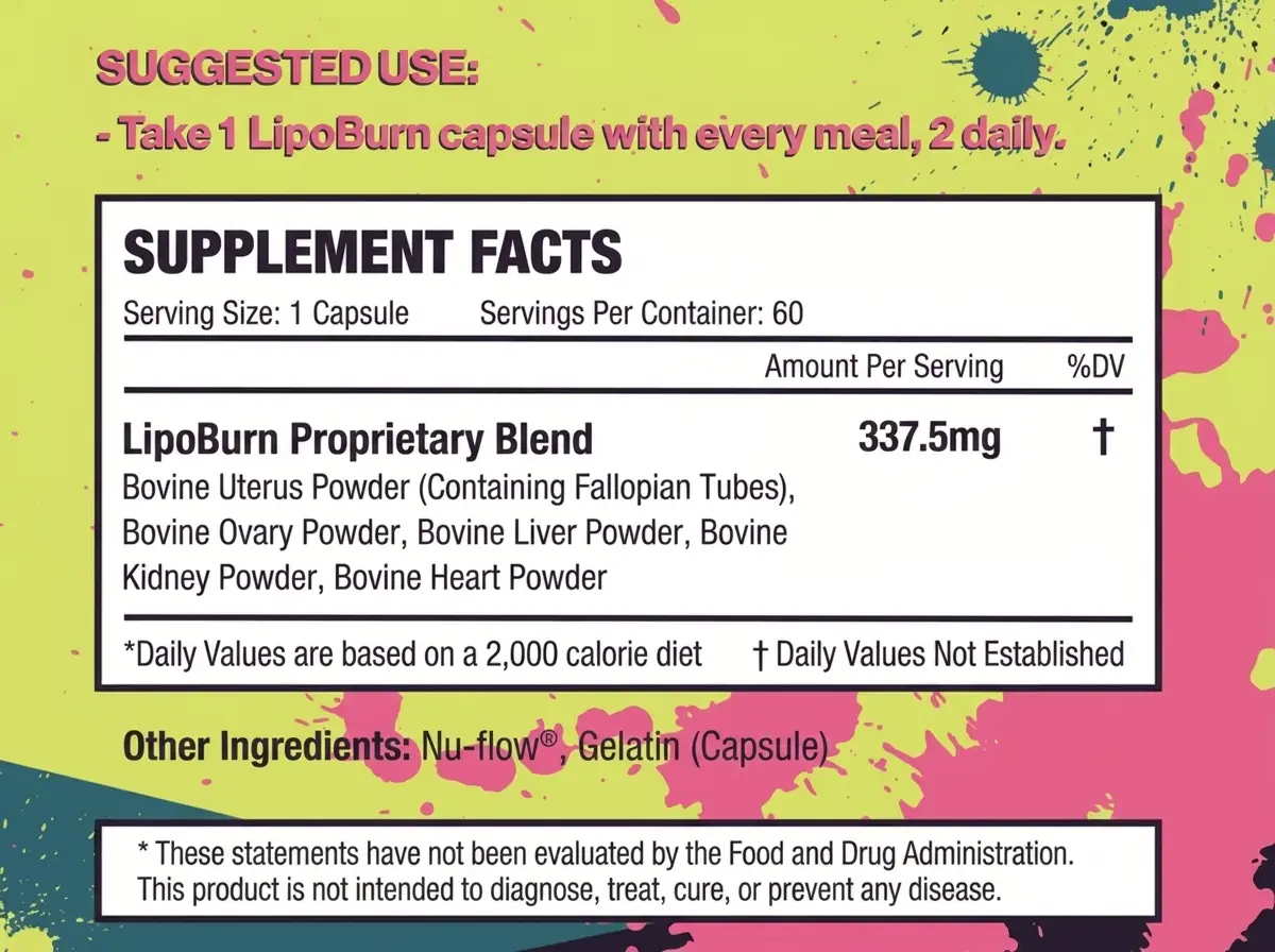 What are the ingredients in LipoBurn?